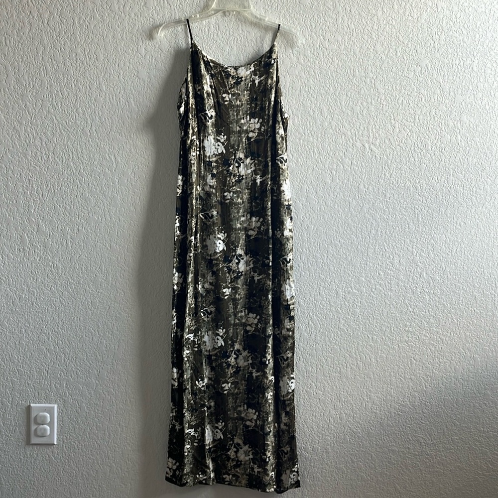 Green Summer Flower Dress